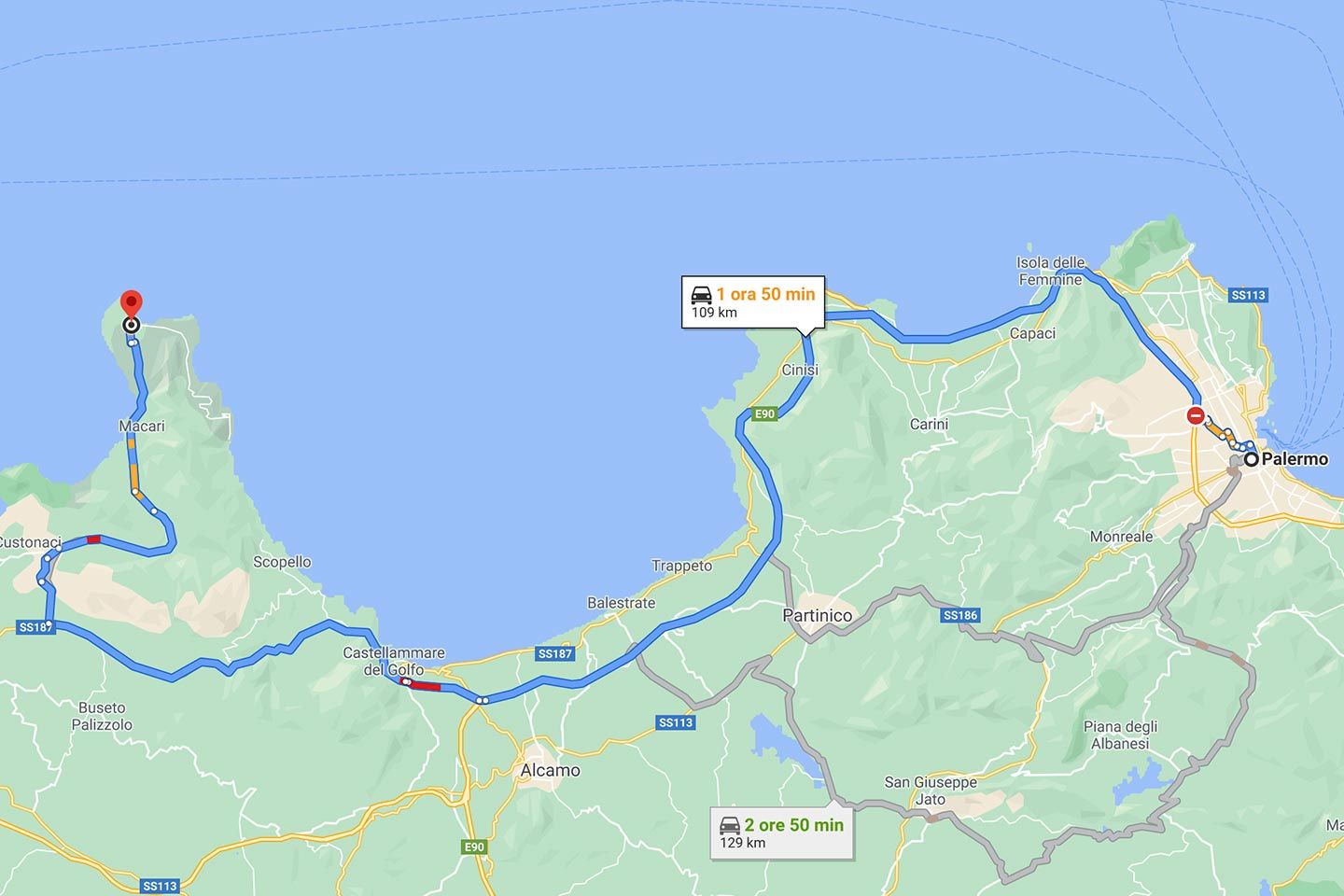 Palermo San Vito Lo Capo tutti i modi per raggiungerlo Palermo San Vito Lo Capo tutti i modi per raggiungerlo