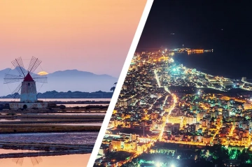 Saline di Mothia al tramonto e Trapani by night - Full day